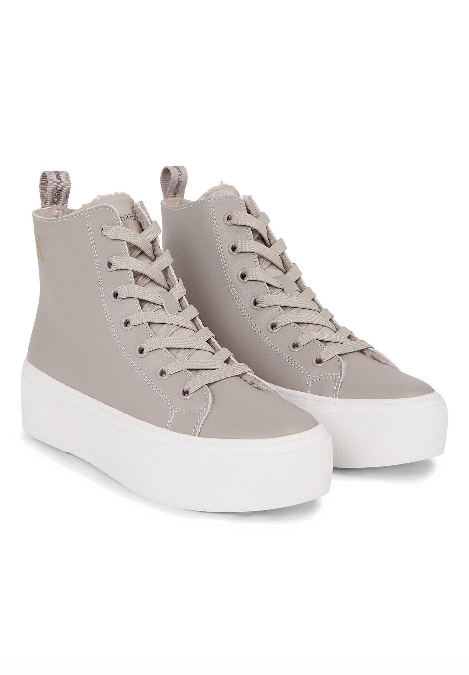 CUP FLATFORM MID WL LTH WN - High-top trainers