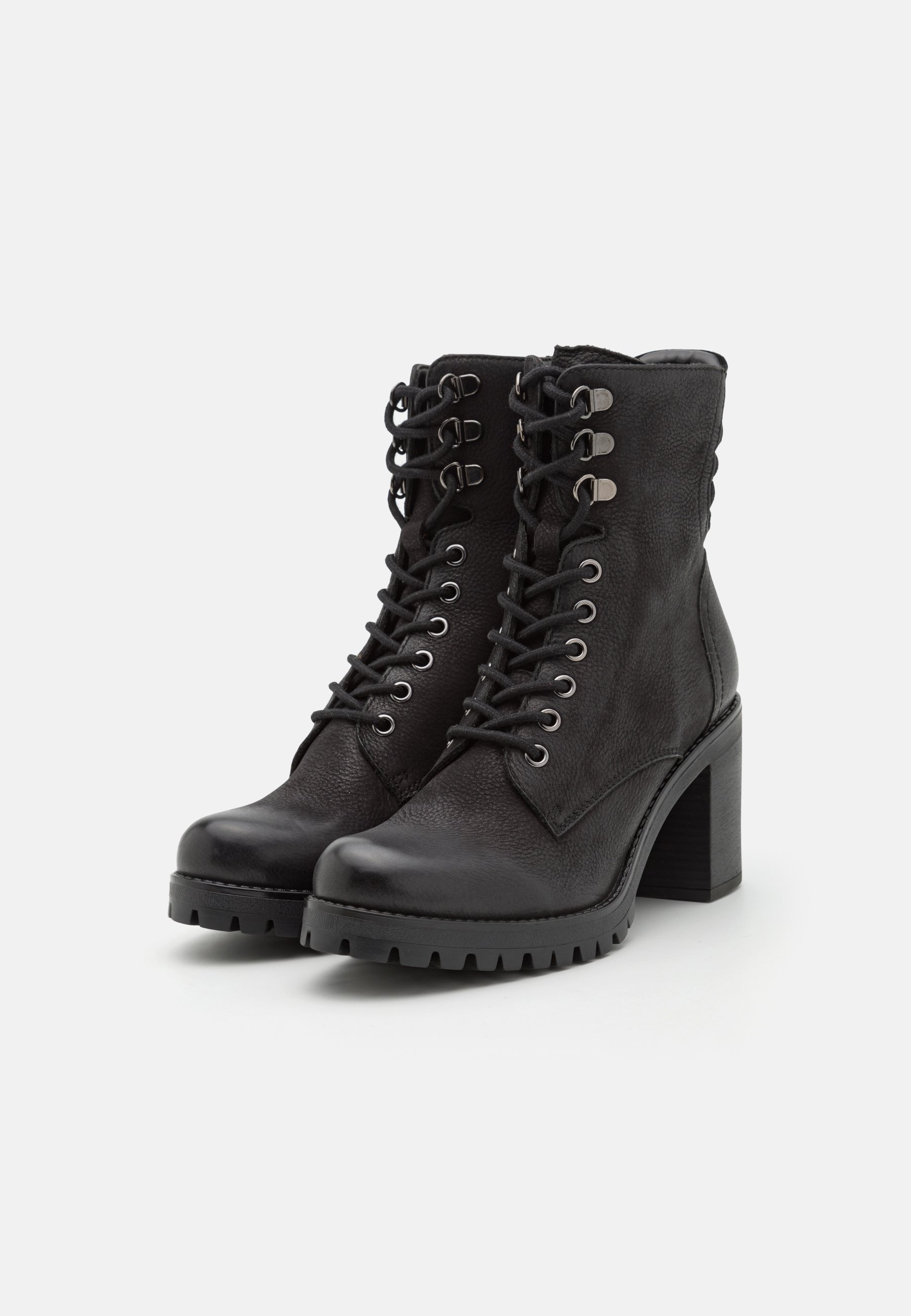 LEATHER - Lace-up ankle boots