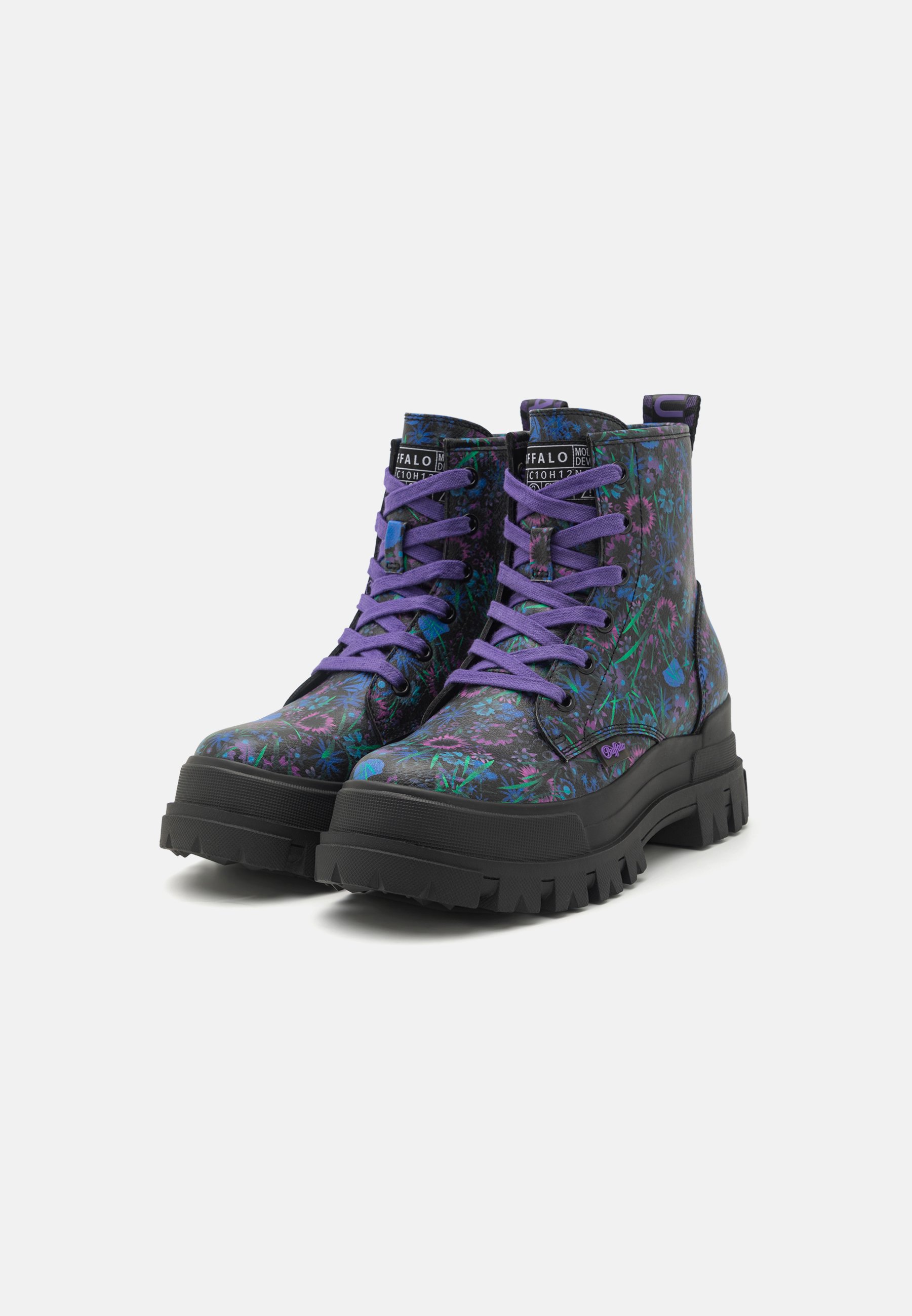 ASPHA LACE UP HI - Platform ankle boots