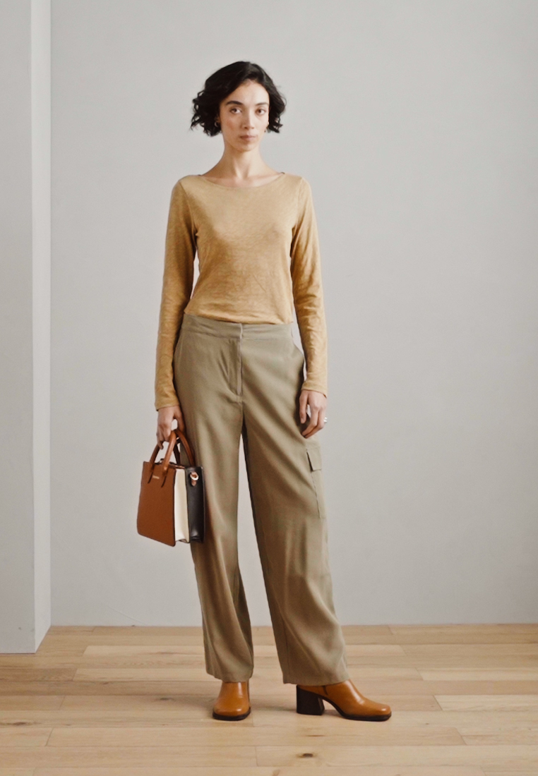 LONG SLEEVE BOAT NECK - Long sleeved top