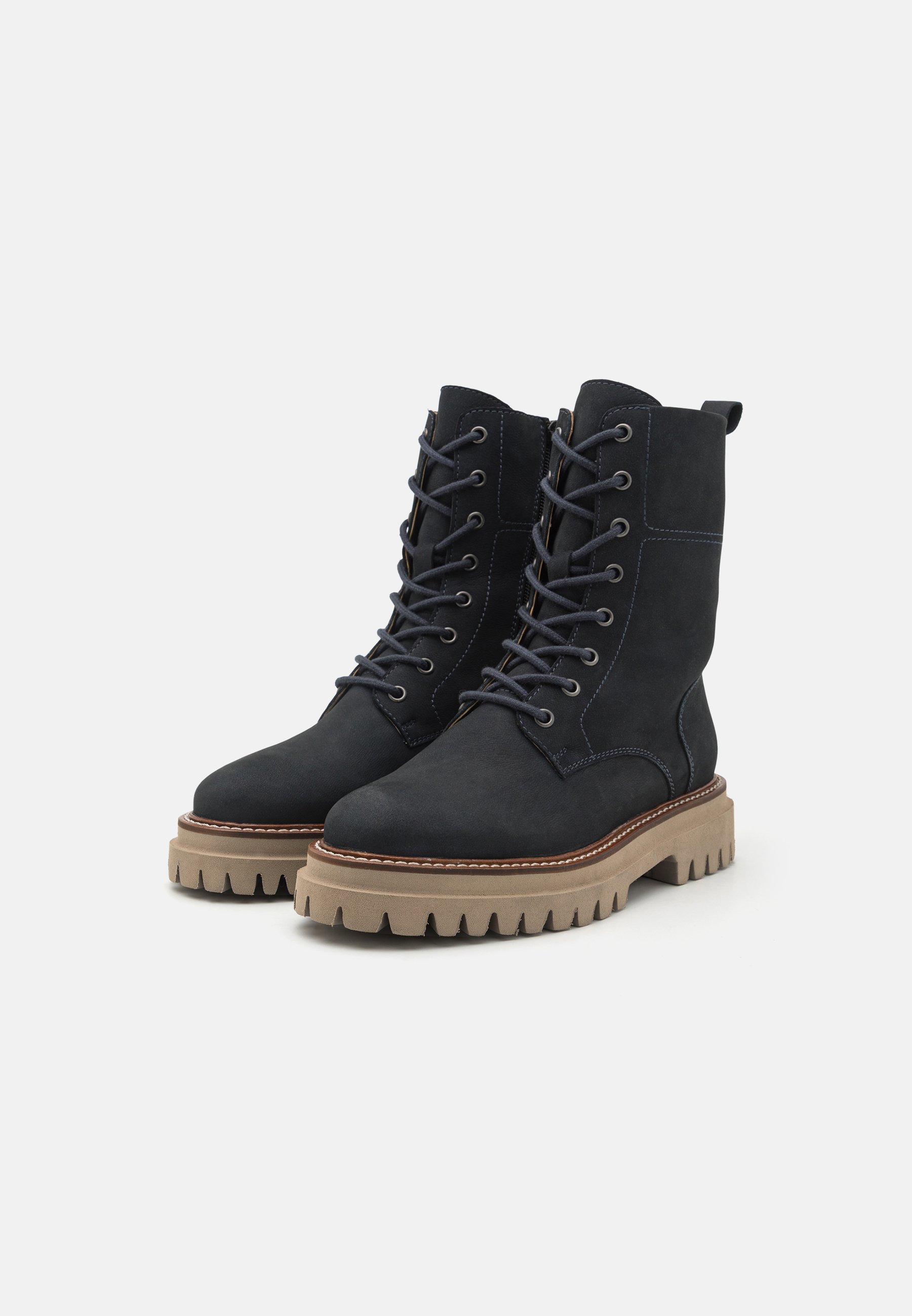 LEATHER - Lace-up ankle boots