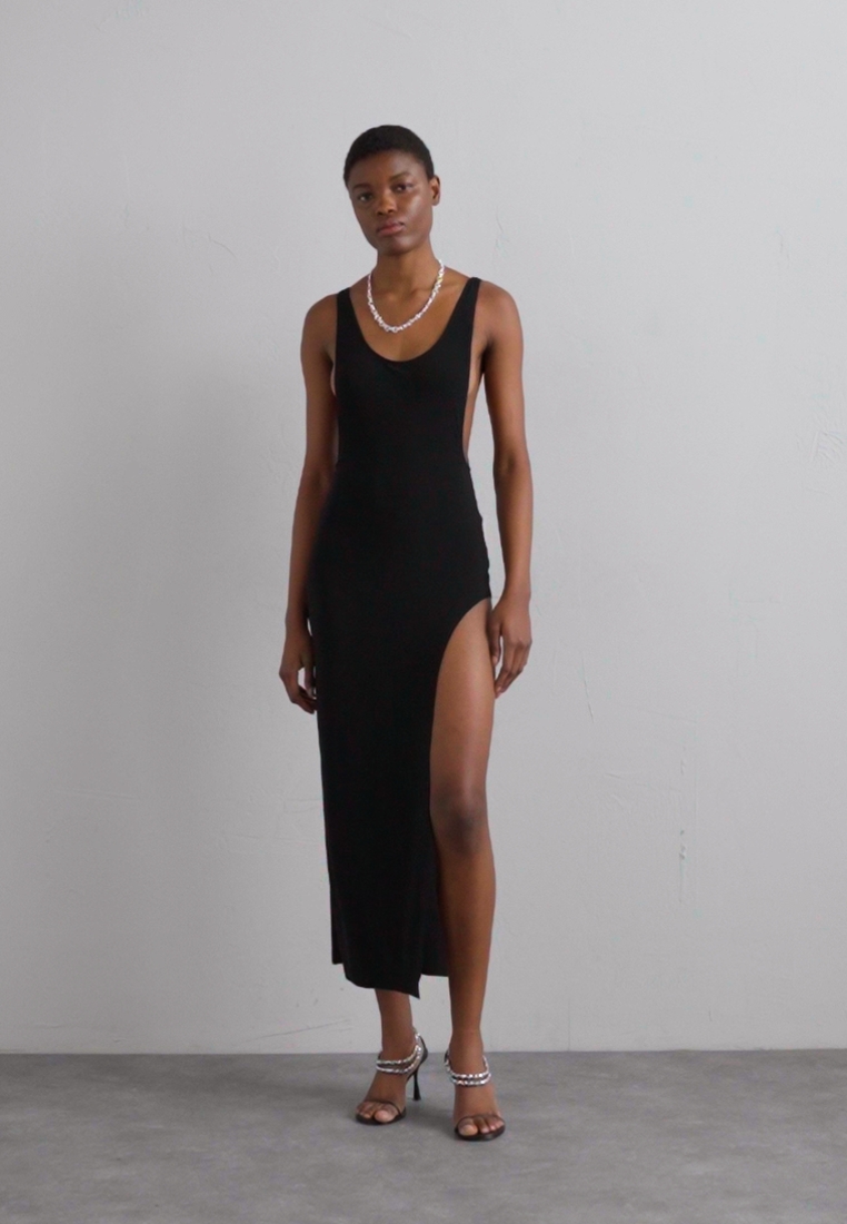 MARISSA WIDE SLIT GOWN - Jersey dress