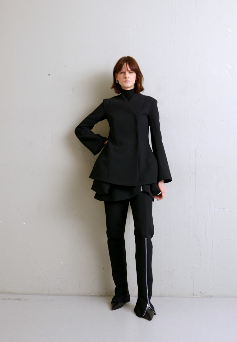 COLARLESS JACKET - Short coat