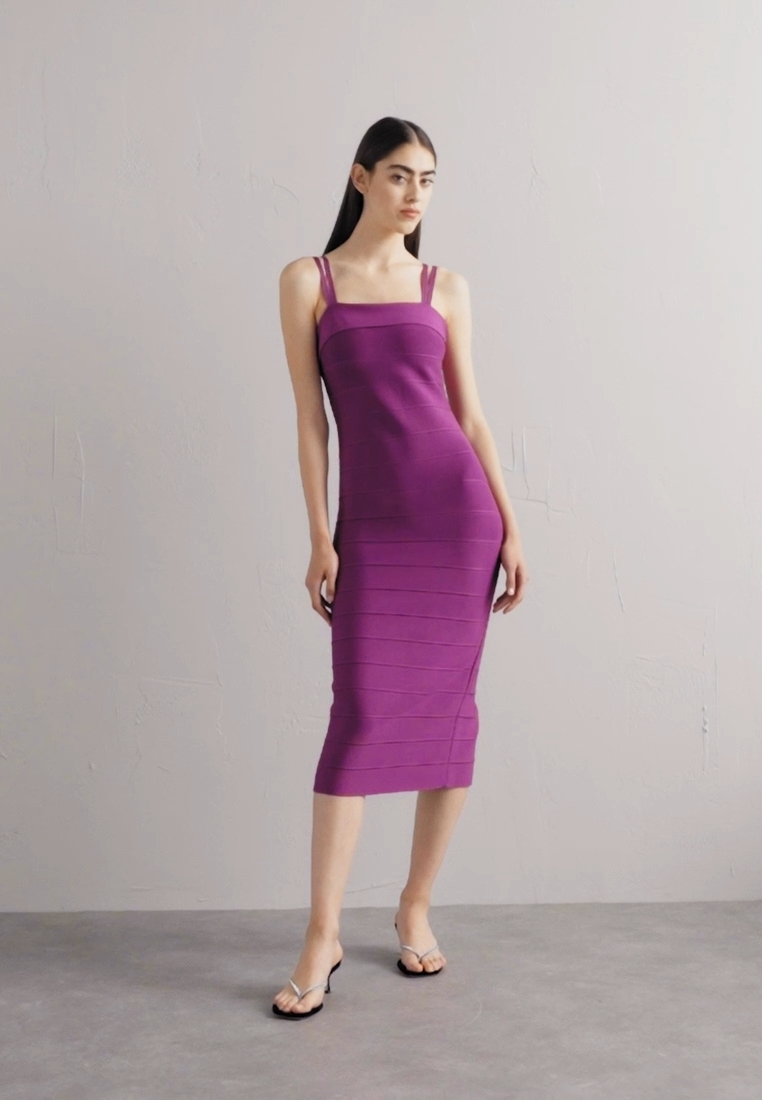 ICON STRAPPY MIDI DRESS - Shift dress