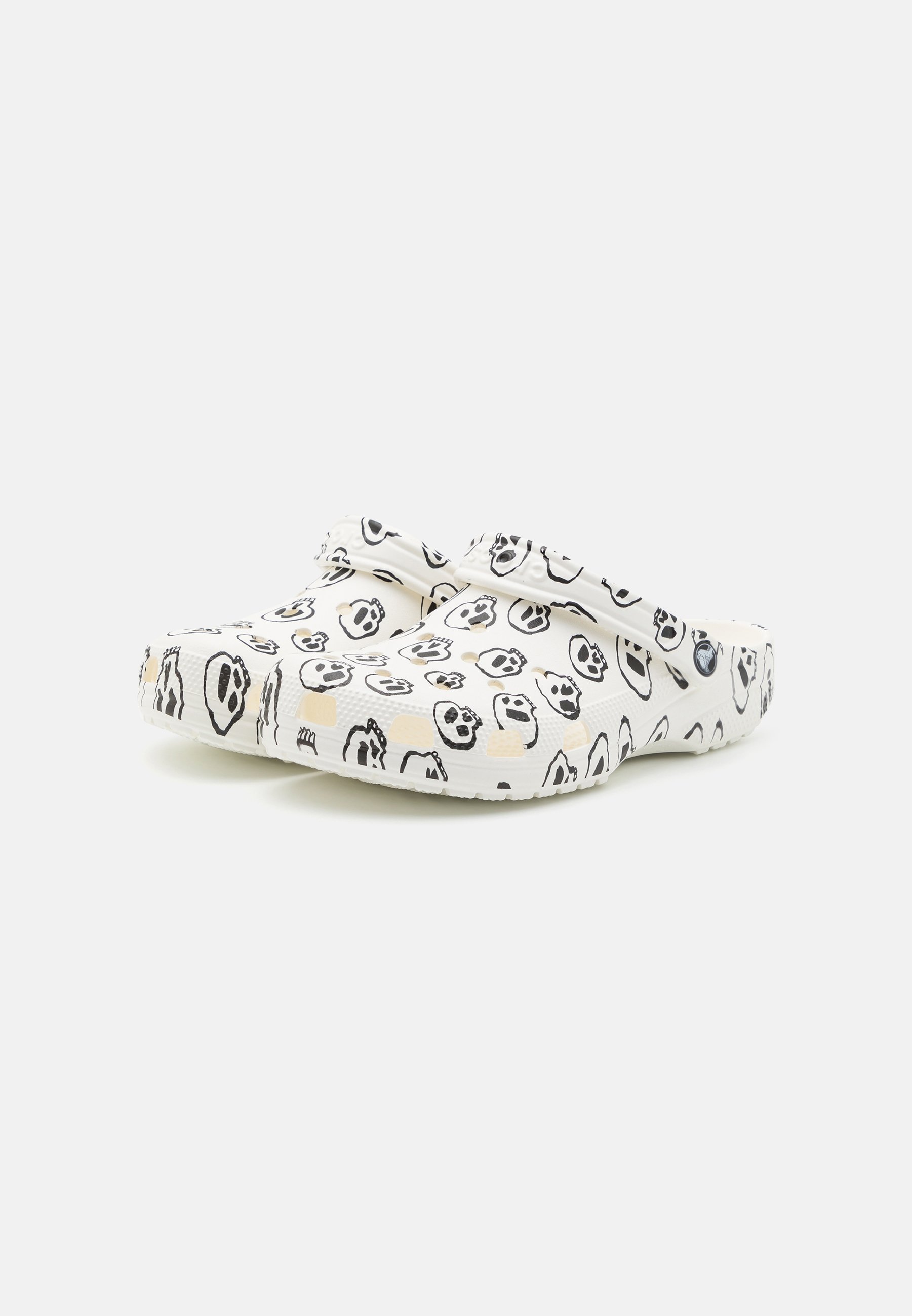 CLASSIC SKULL PRINT UNISEX - Pool slides