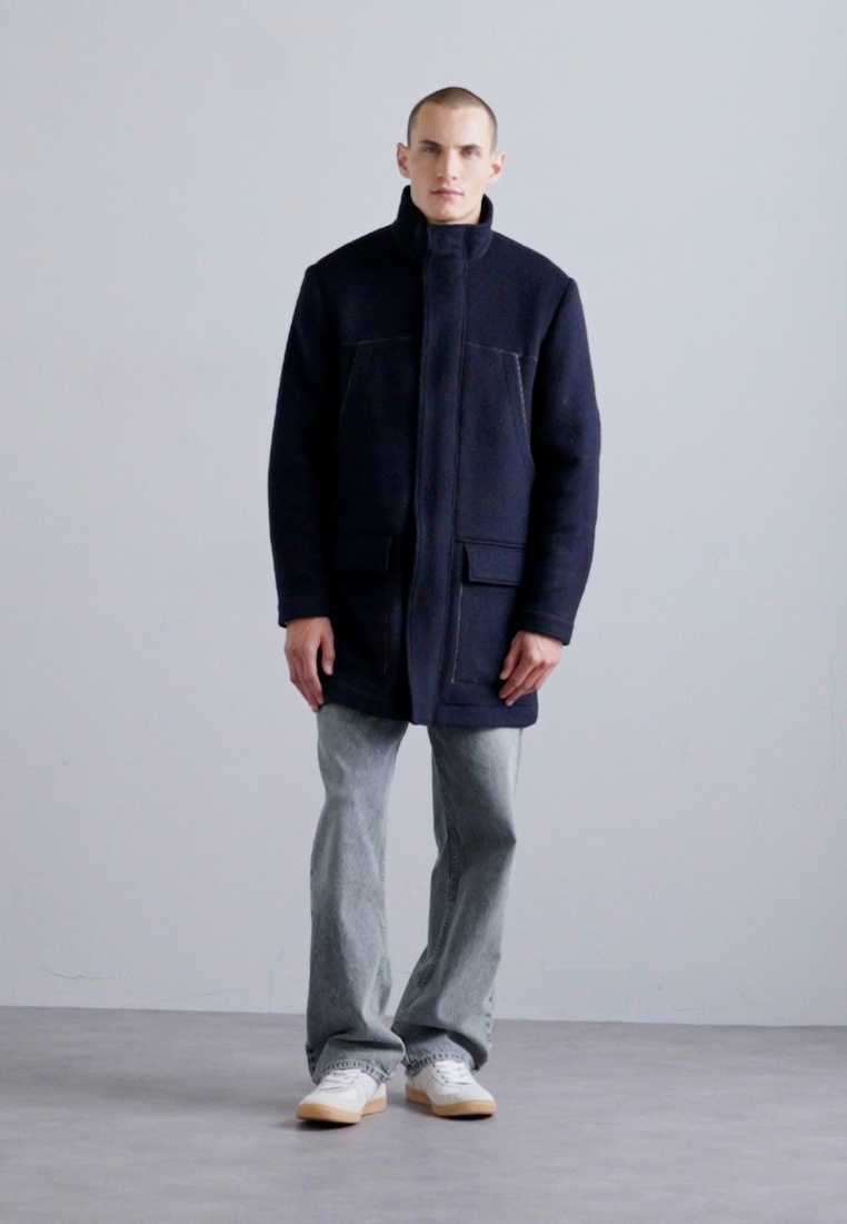 HOODED COAT - Short coat