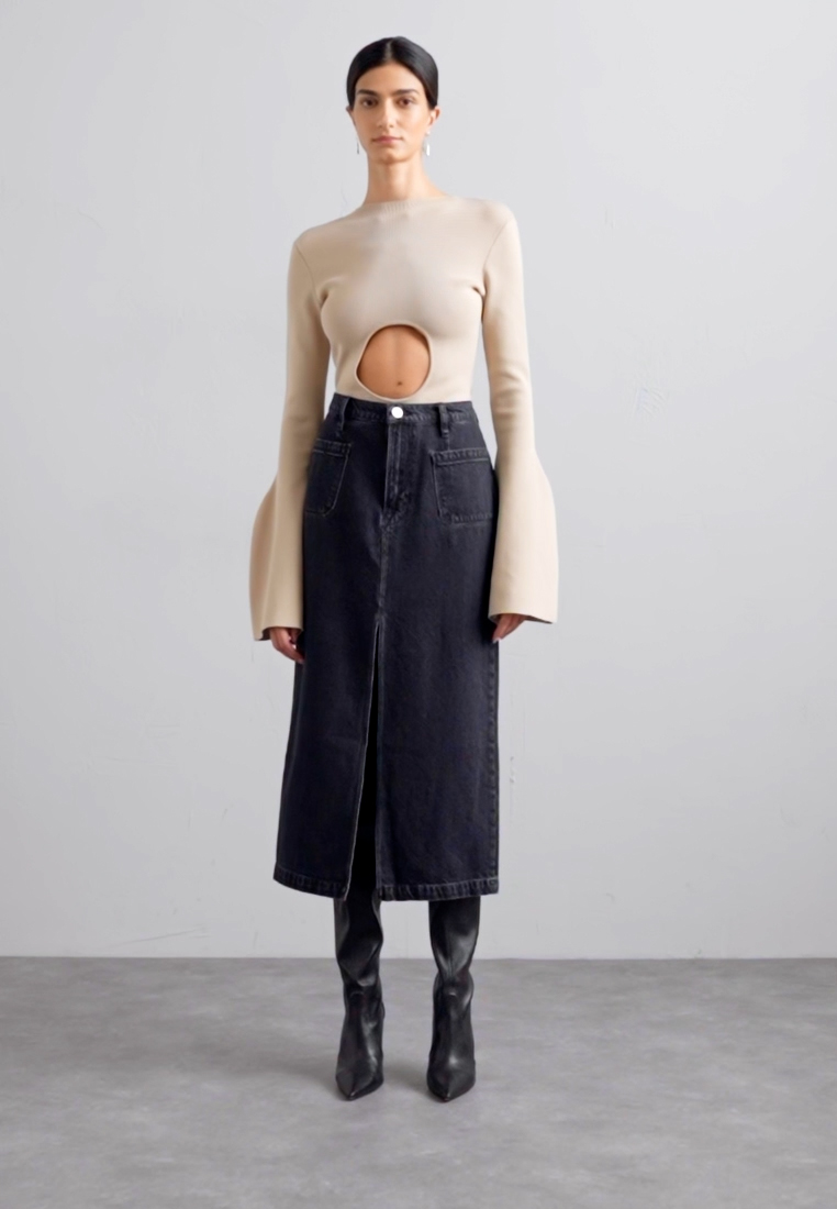 BARDOT SKIRT - Denim skirt
