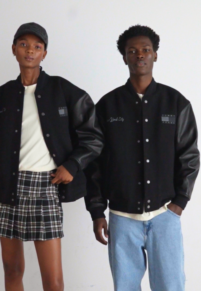 ARCHIVE VARSITY JACKET UNISEX - Leather jacket