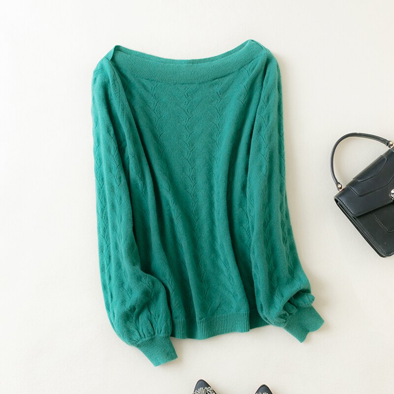 New 100% Merino Wool Women Sweater Pullover Winter Wool Knit Sweater Jumpers Autumn Woman Sweaters Knit Top Long Sleeve