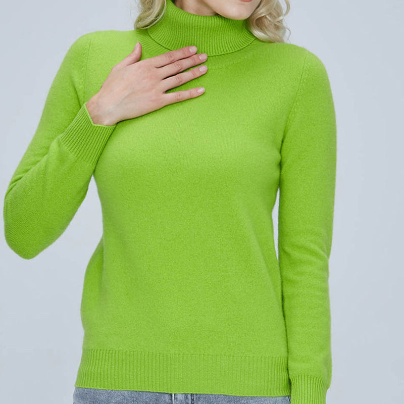 Winter Clothes Women Knitwears Cashmere Sweater Turtleneck Sweaters 100% Merino Wool Fall Warm Knit Pullovers Woolen Jumper Tops