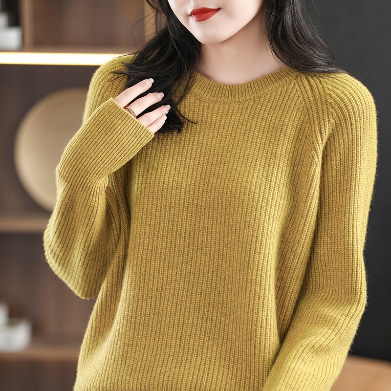Turtleneck Sweater Woman Winter 2022 100% Merino Wool Cashmere Sweaters Women Clothes Knitted Pullover Korean Fashion Jumper Top