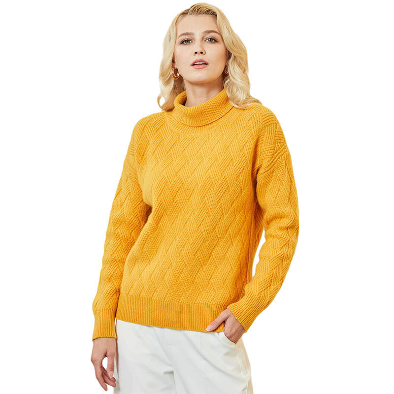 Women Sweater Turtleneck 100% Merino Wool Pullover Women Autumn Warm Knitted Sweater Jumper Women Winter Wool Sweaters