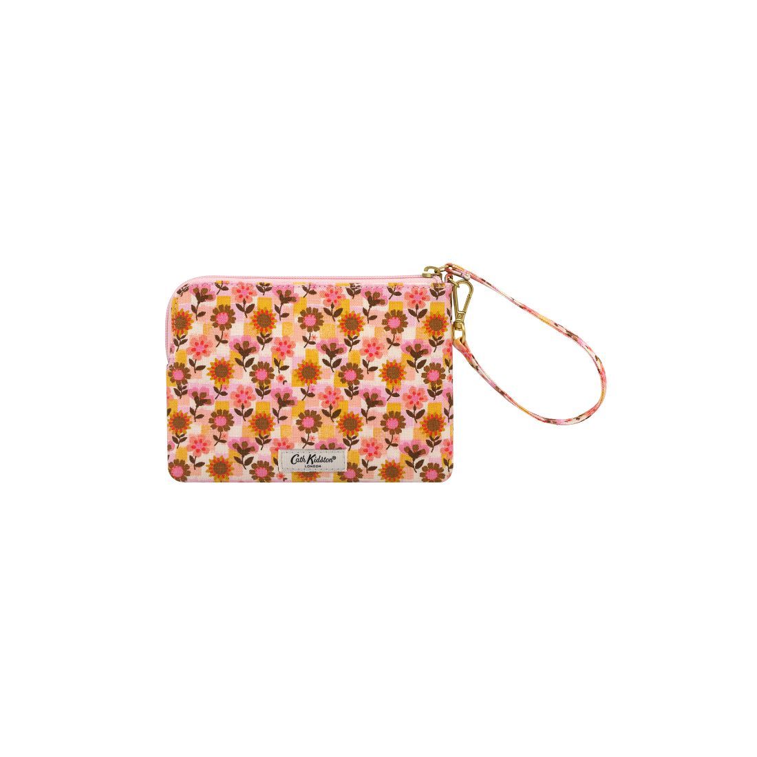 Retro Ditsy Convertible Wristlet Pouch
