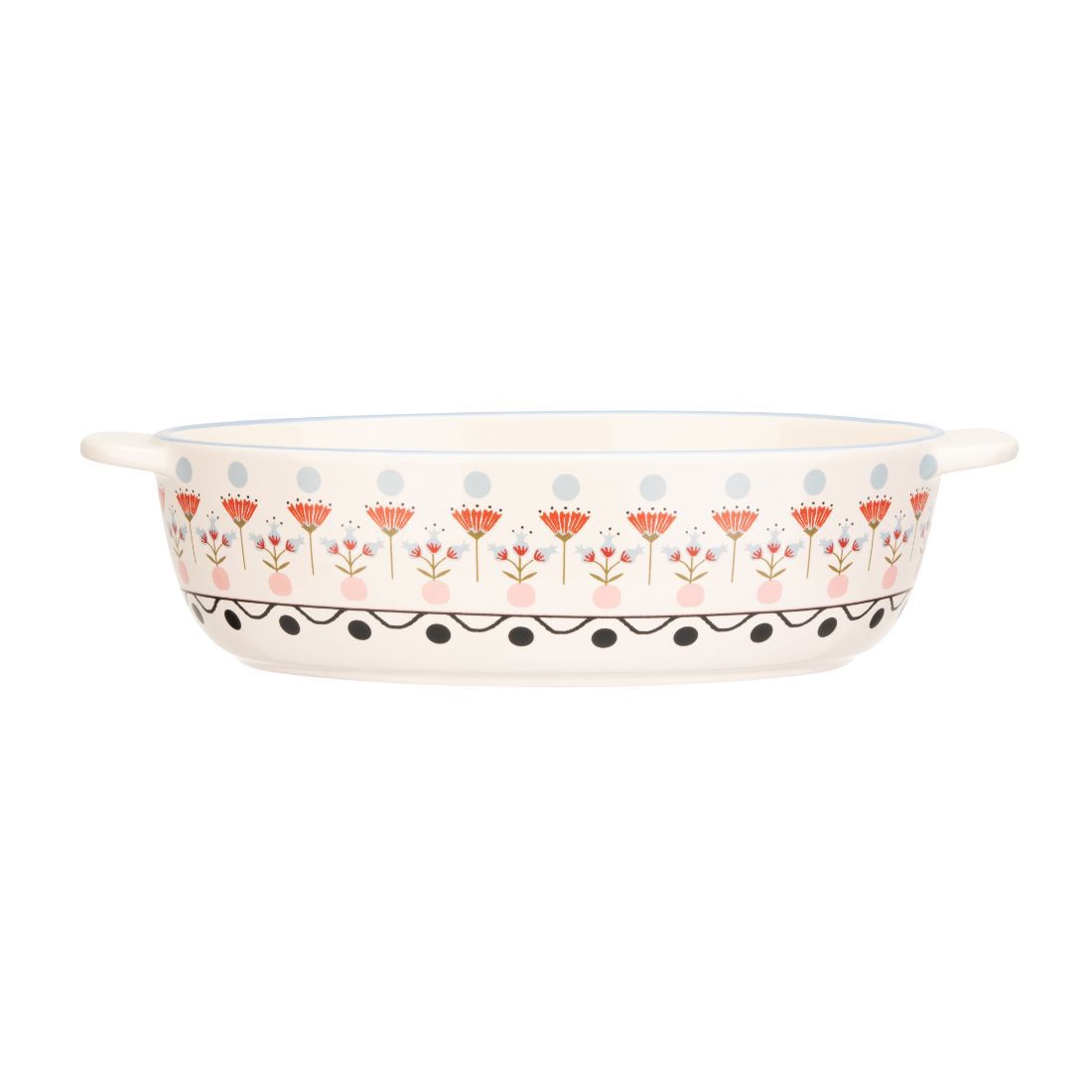 Ditsy Fields Oval Roasting Dish