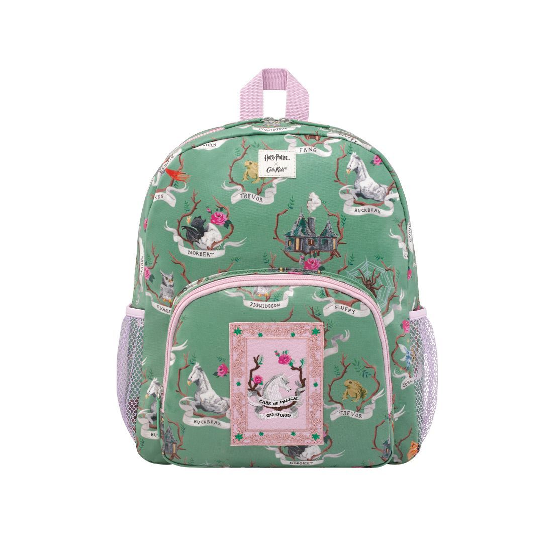 Harry Potter Magical Creatures Kids Classic Large Backpack with Mesh Pocket