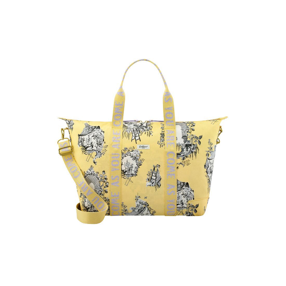 30 Years Toile Foldaway Overnight Bag