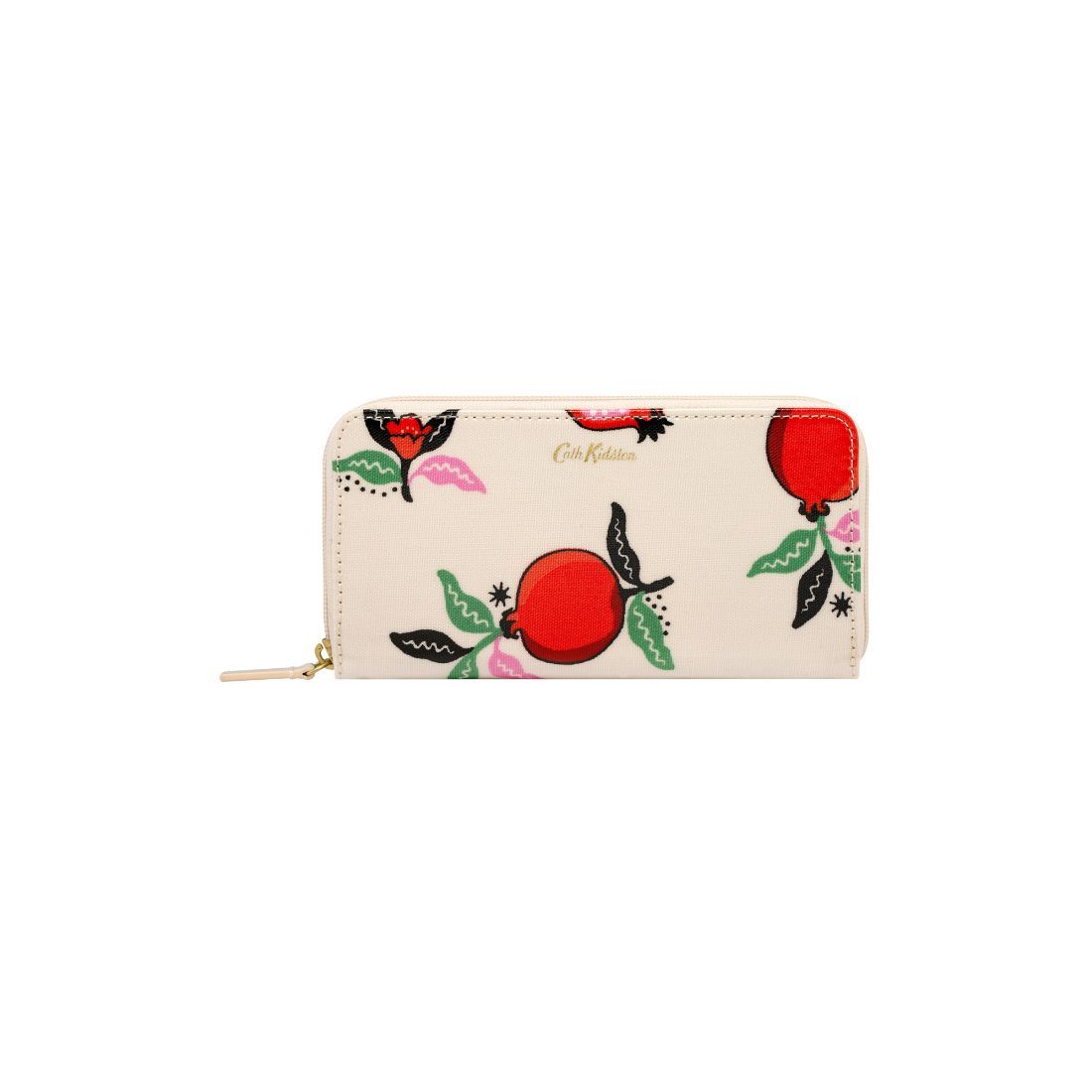 Pomegranate Continental Zip Wallet
