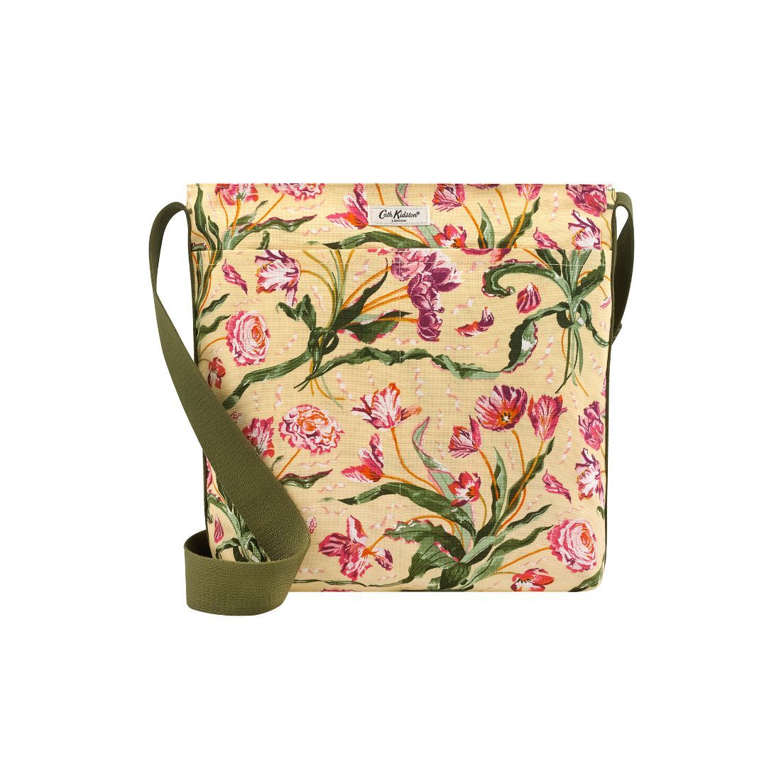 Floral Fancy Zipped Messenger Bag