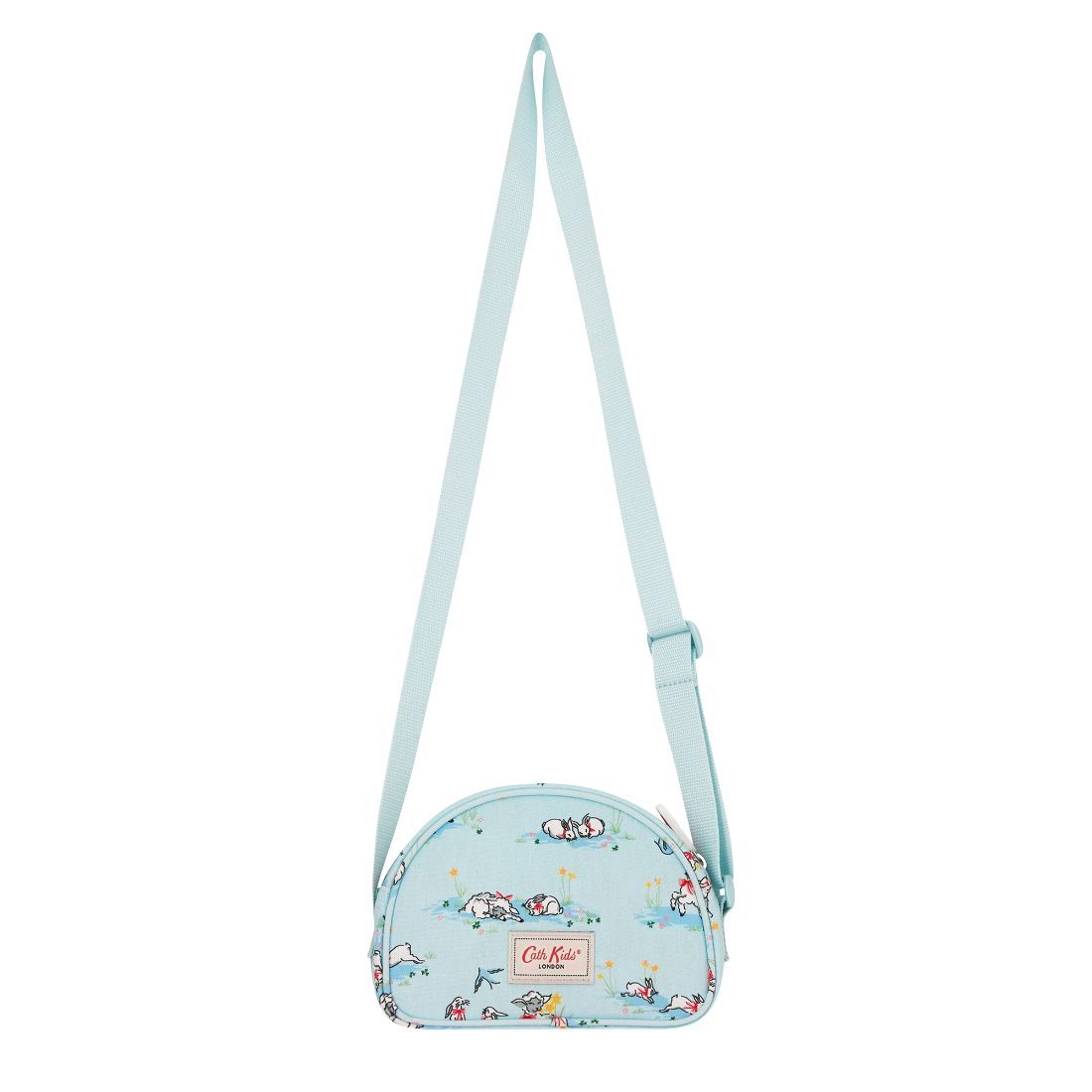 Spring Bunnies and Lambs Half Moon Cross Body Bag