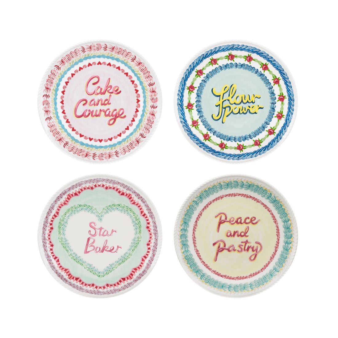 GBBO Set of 4 Side Plates