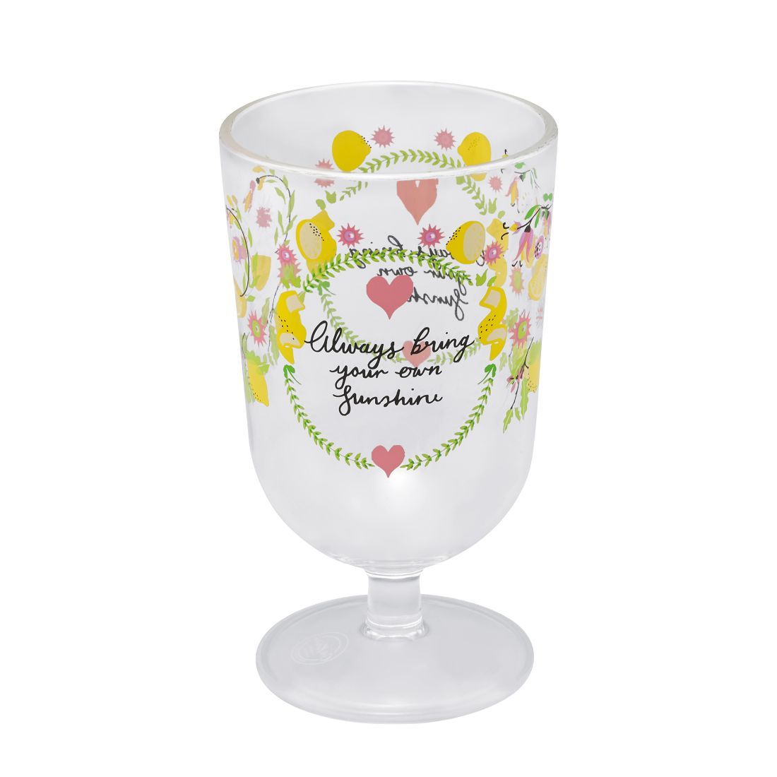 Sunshine Acrylic Wine Glass