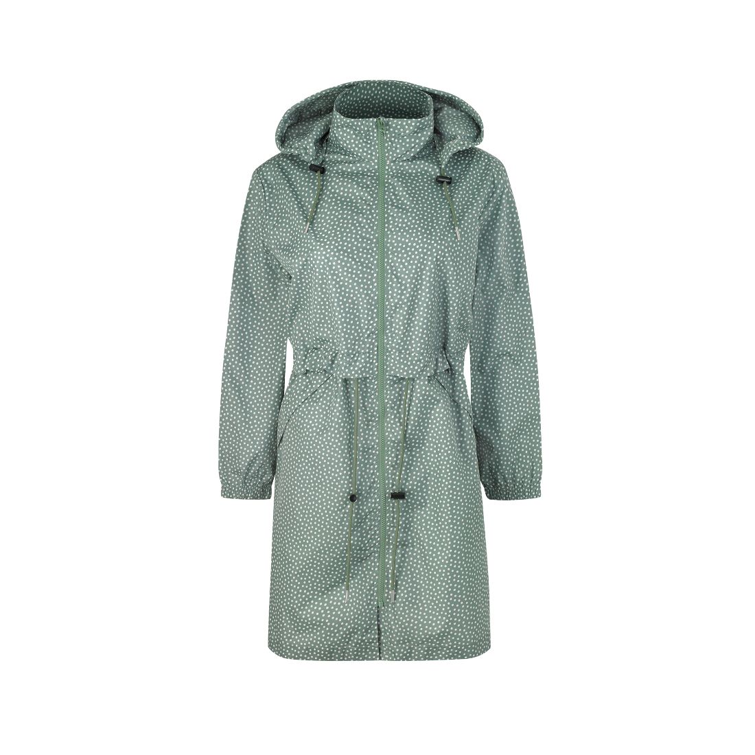 Scattered Spot Long Raincoat