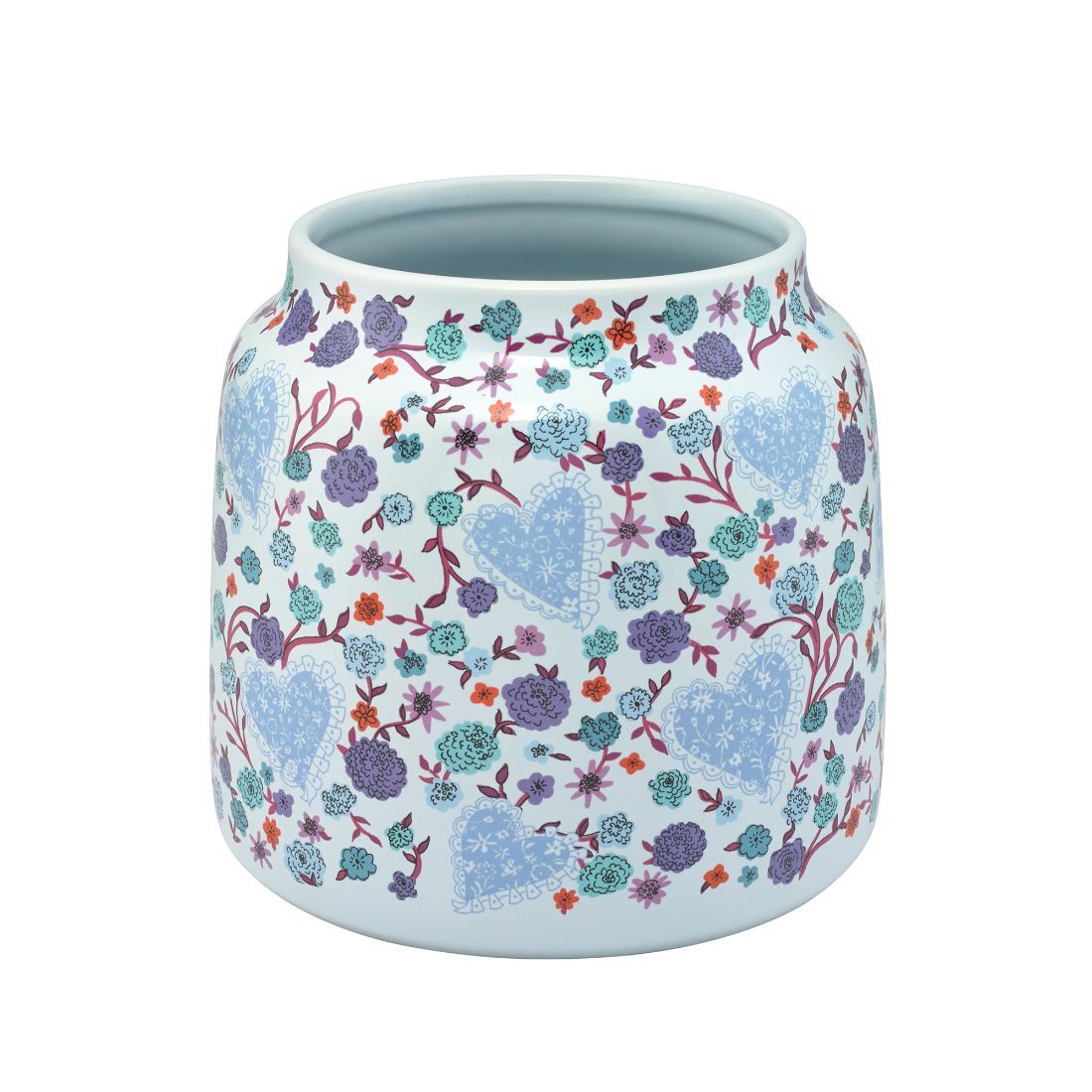 Floral Heart Frill New Vase