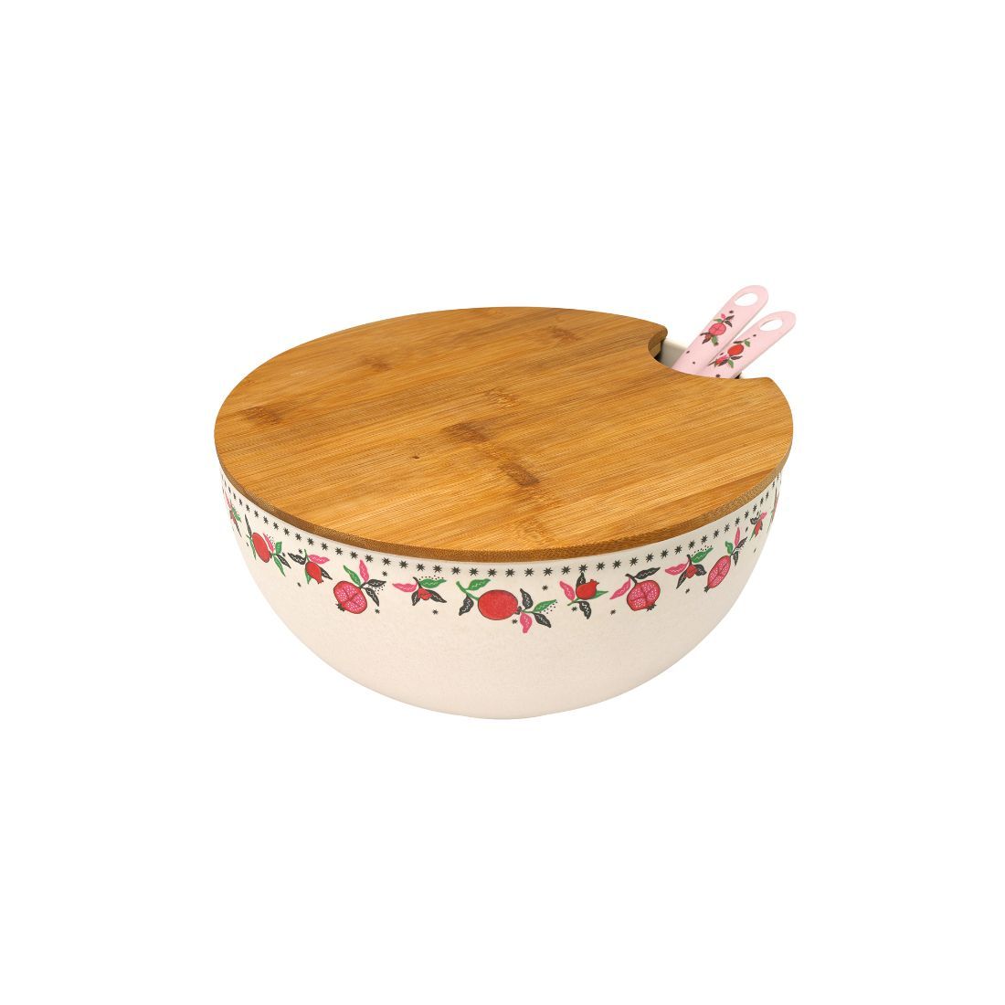 Pomegranate Salad Bowl and Servers