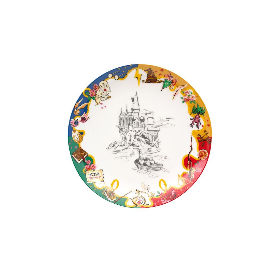 Harry Potter Sorting scarf Side Plate