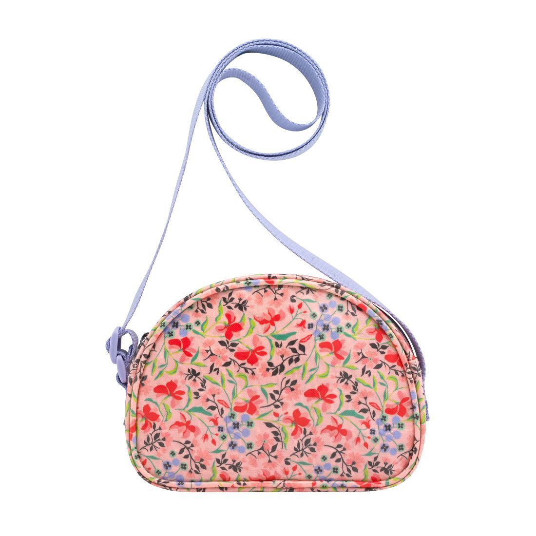 Paper Ditsy Half Moon Cross Body Bag
