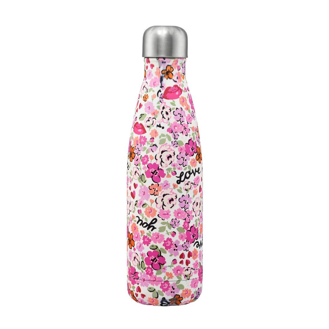 I Love You Ditsy Stainless Steel Water Bottle