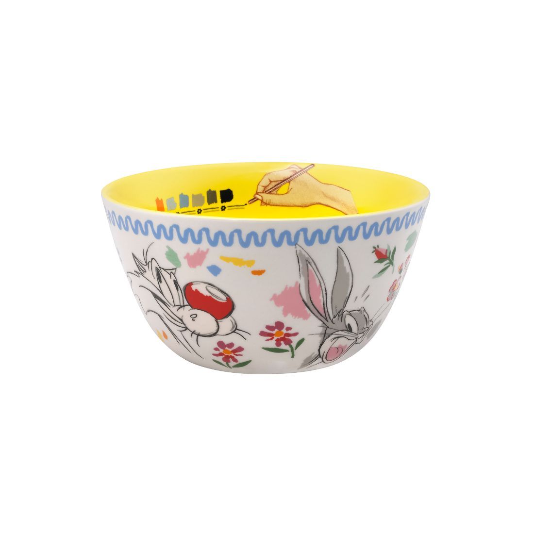 Looney Tunes Tunes and Blooms Cereal Bowl