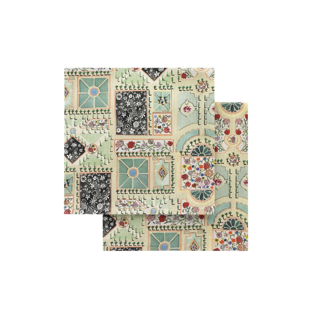 Down the Garden Path Set of 4 Napkins