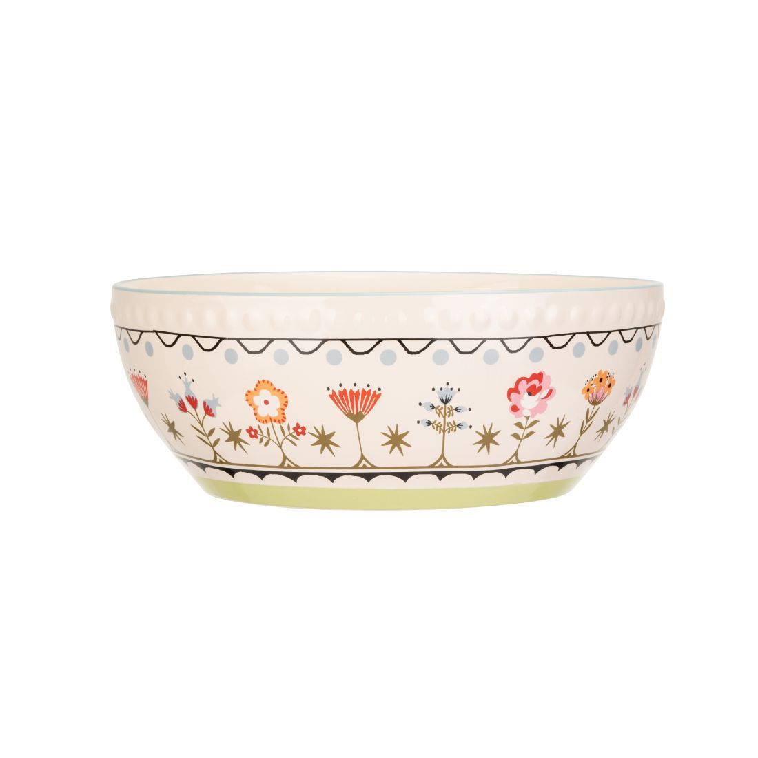 Ditsy Fields Large Serving Bowl