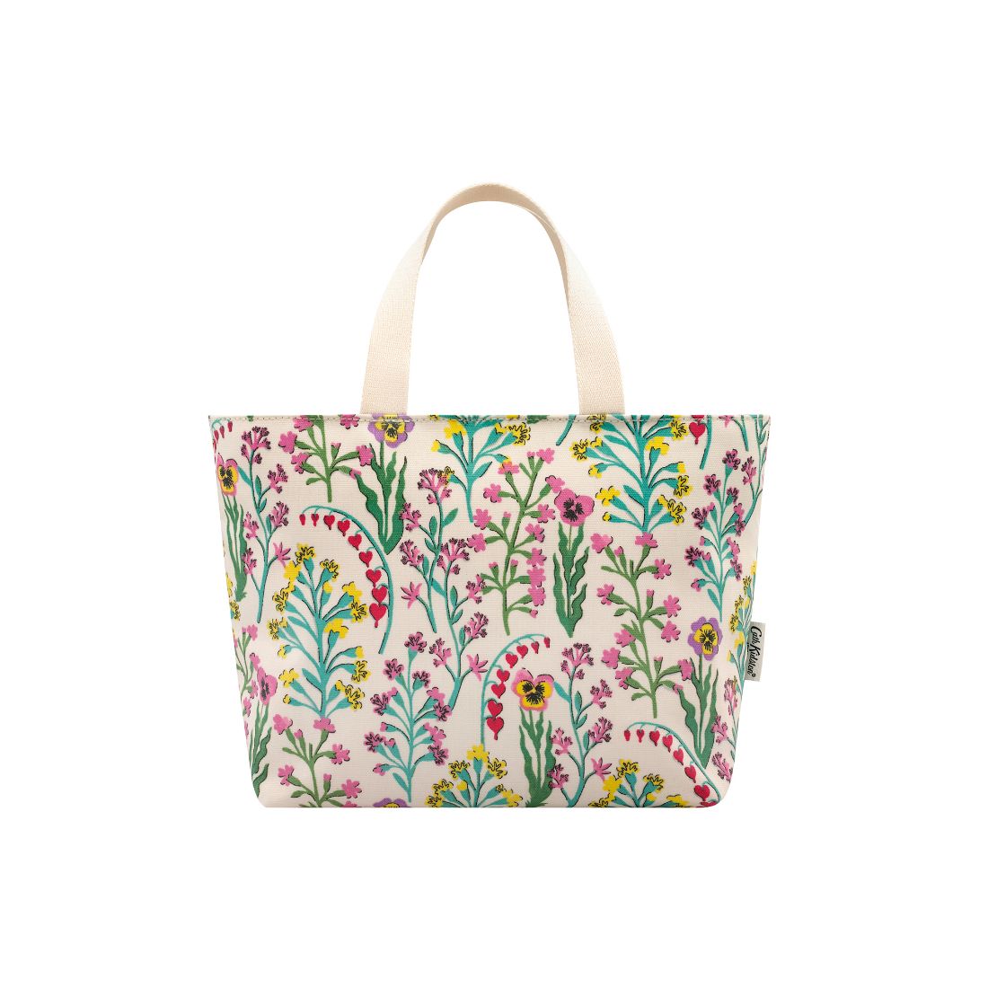 Paper Pansies Lunch Tote