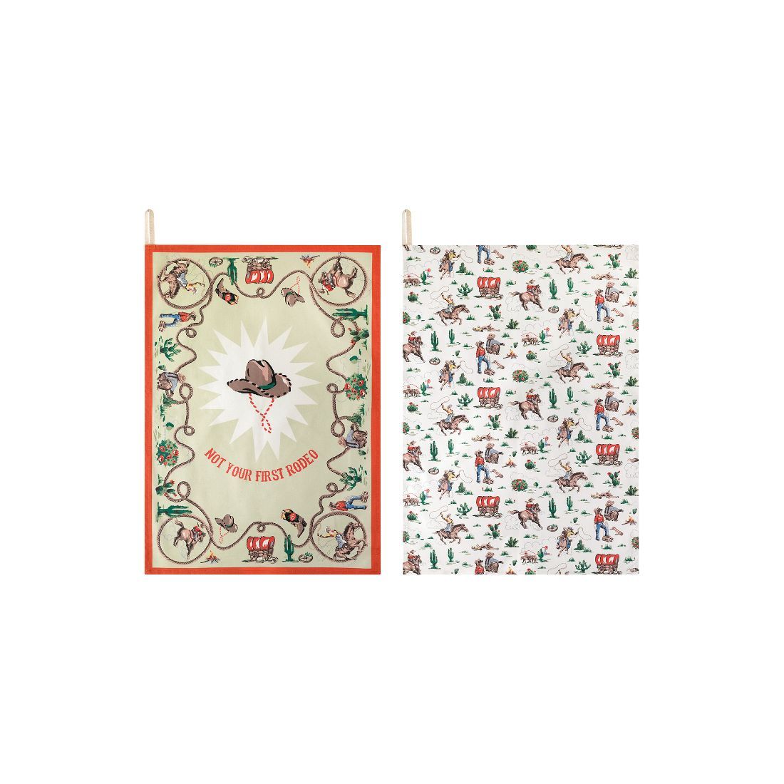 Rodeo Set of 2 Tea Towels
