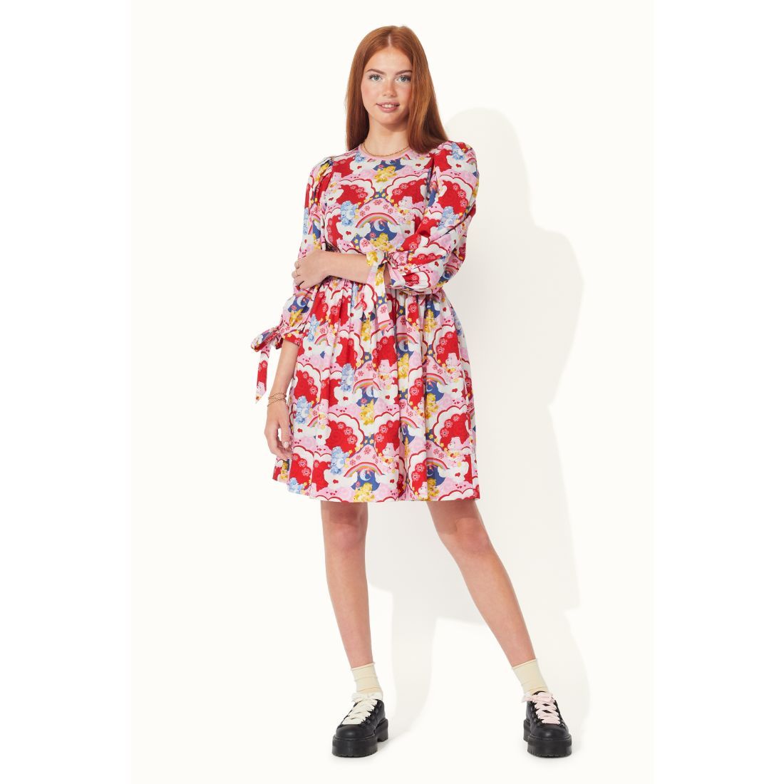 Care Bears Wish Big Short Sleeved Soft Waisted Dress