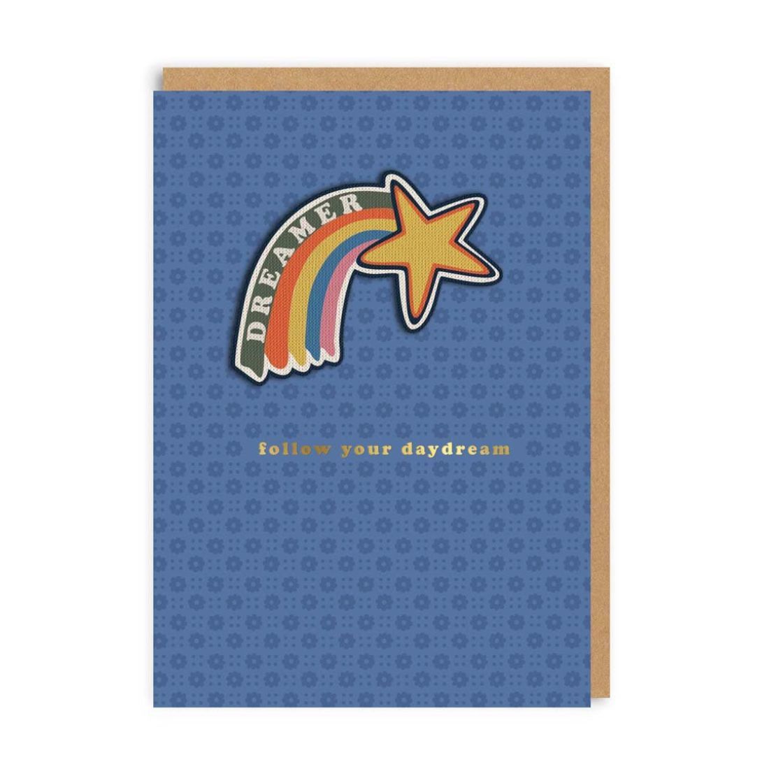 Follow Your Daydream (Portrait) Woven Patch Card