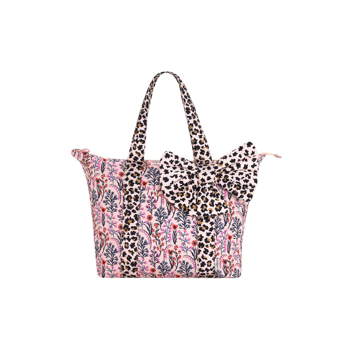 Paper Pansies Bow Slouch Tote