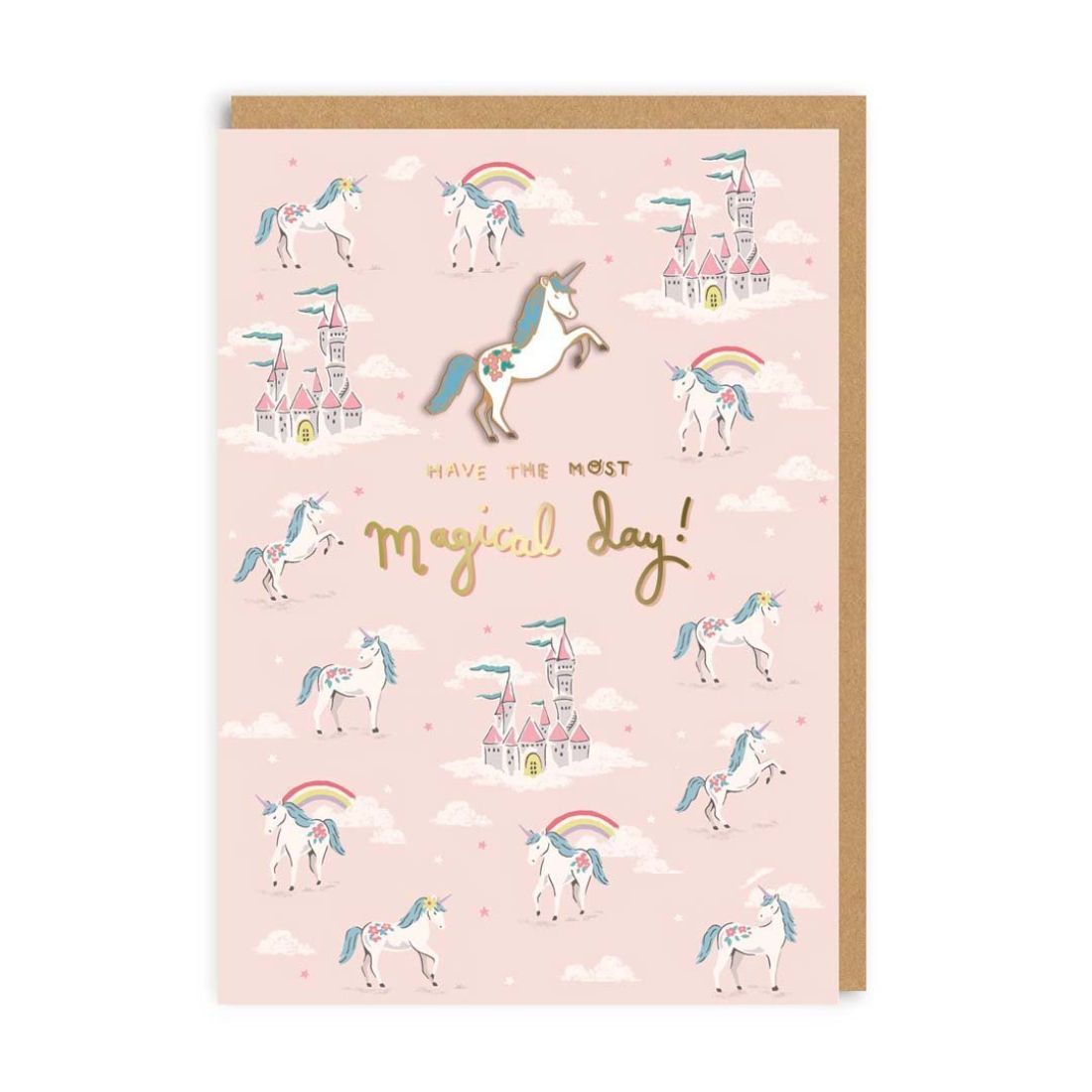 Have The Most Magical Day Enamel Pin Card