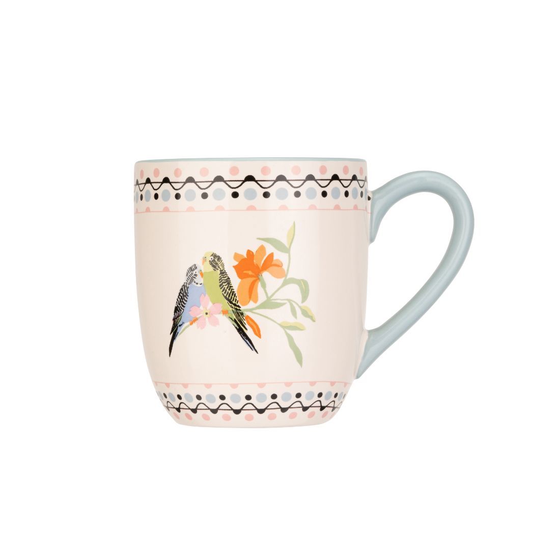 Love Budgies Breakfast Mug
