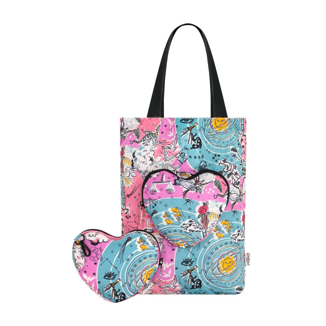 Celestial Foldaway Heart Tote