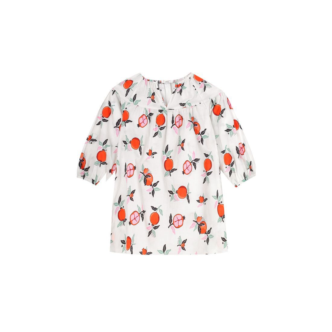 Pomegranate Mini Kaftan Dress