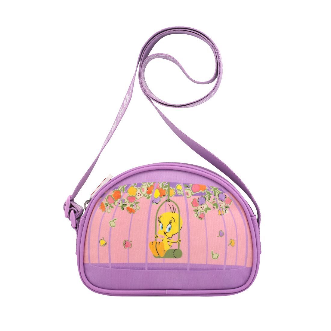 Looney Tunes Tweety Pie Novelty Half Moon Cross Body Bag