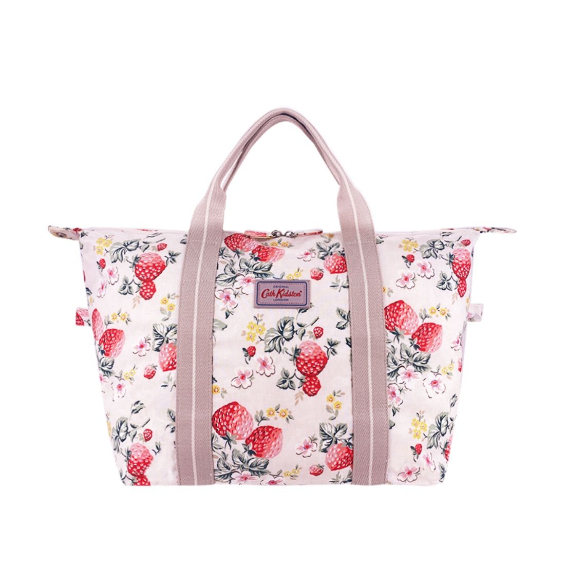 Wild Strawberry Foldaway Overnight Bag