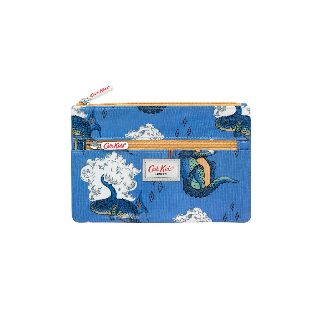 Peace Dragon Kids Double Zip Pencil Case