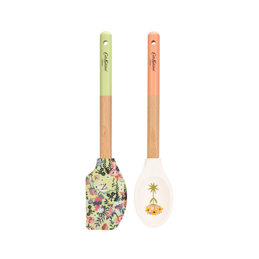 30 Years Ditsy Silicone & Wood Utensil Set