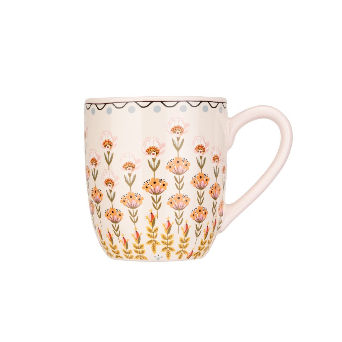 Ditsy Fields Breakfast Mug