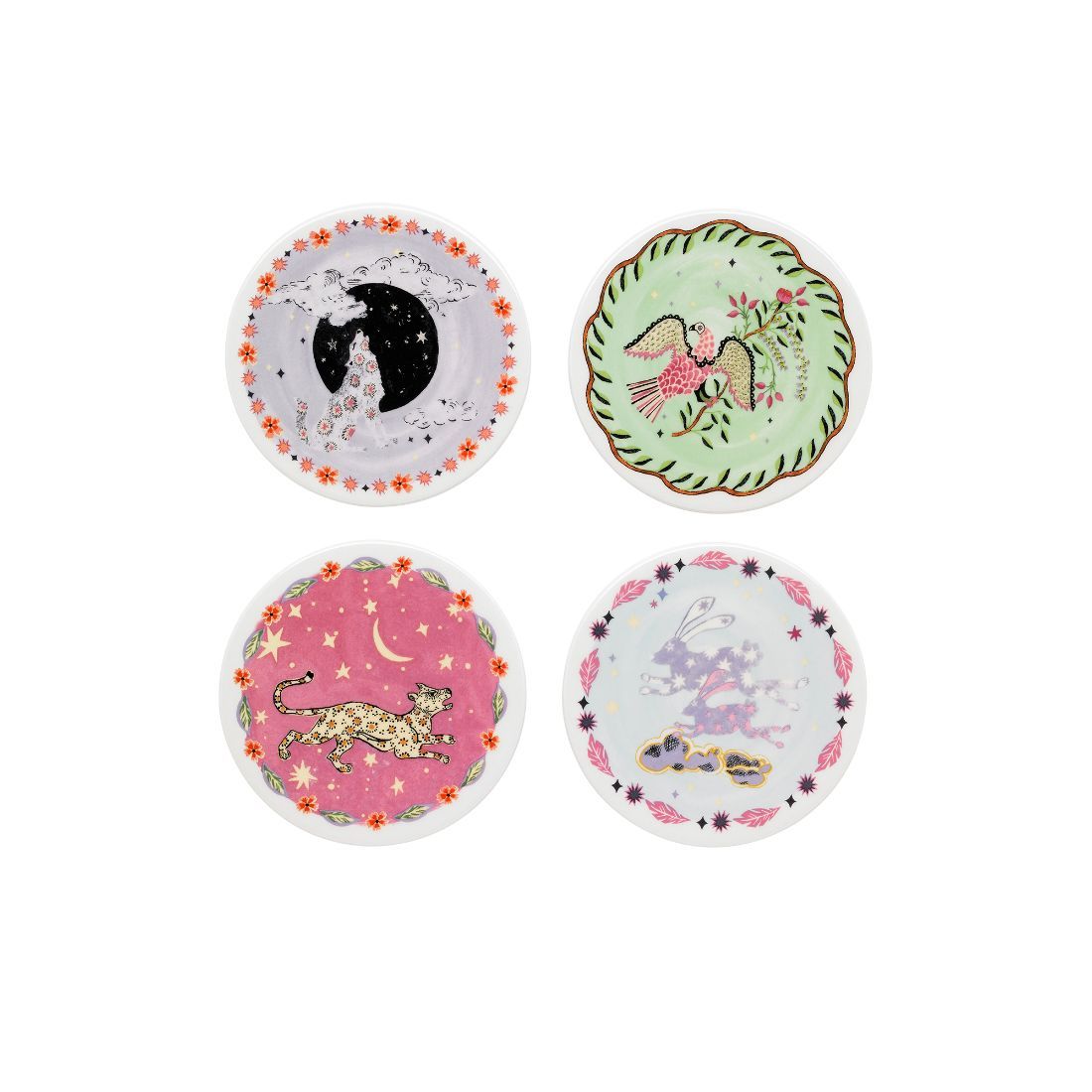 Spirit Animals Set of 4 Coasters