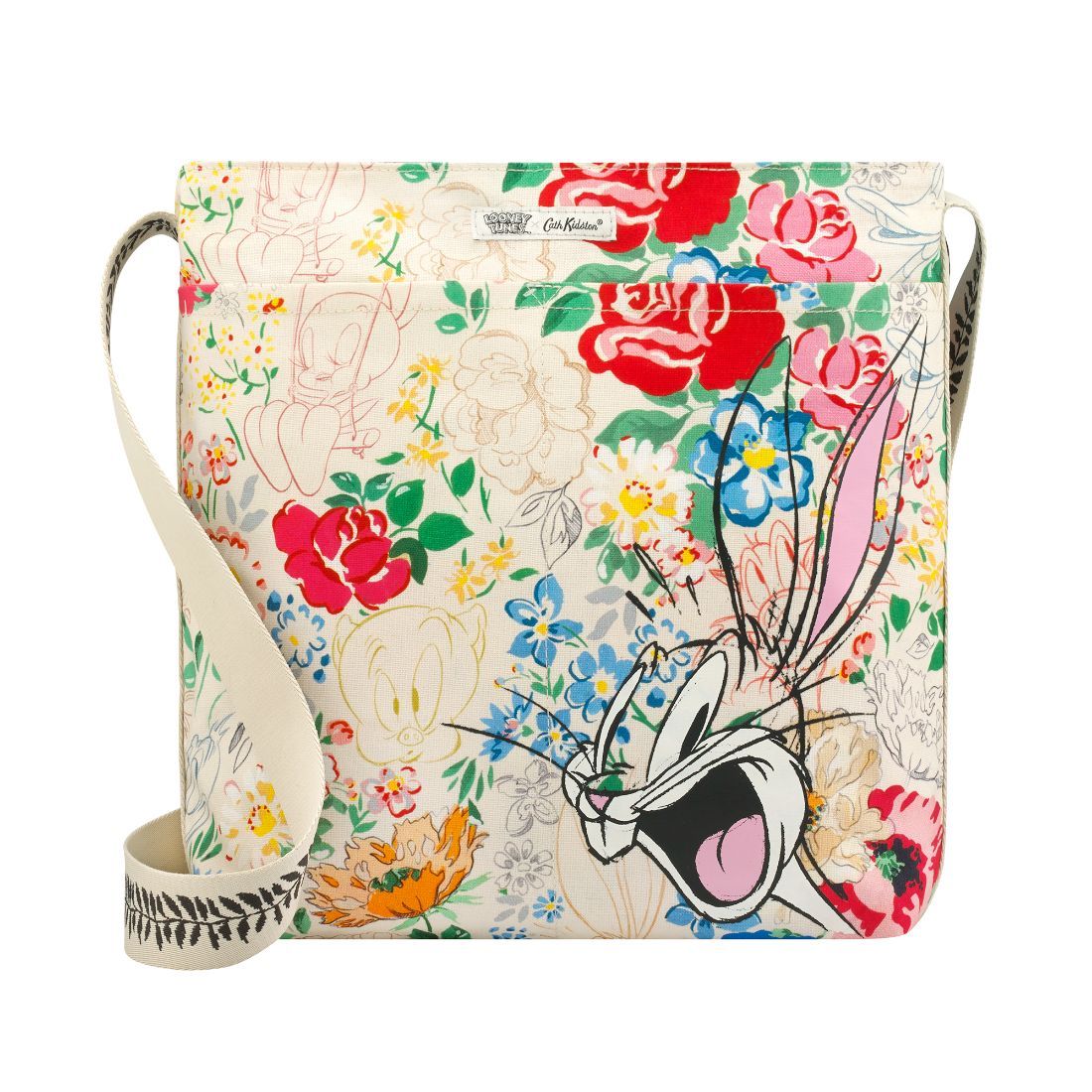 Looney Tunes Zipped Messenger Bag